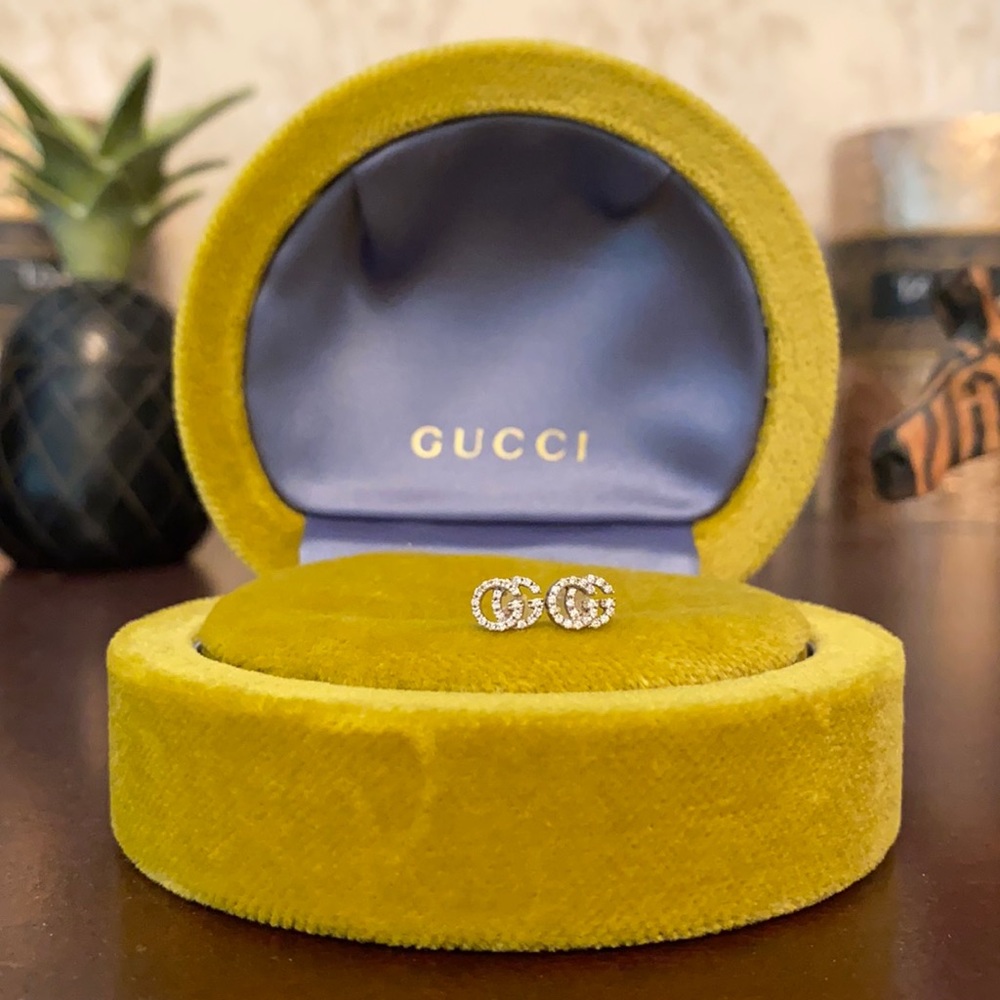 Authentic diamond Gucci earrings